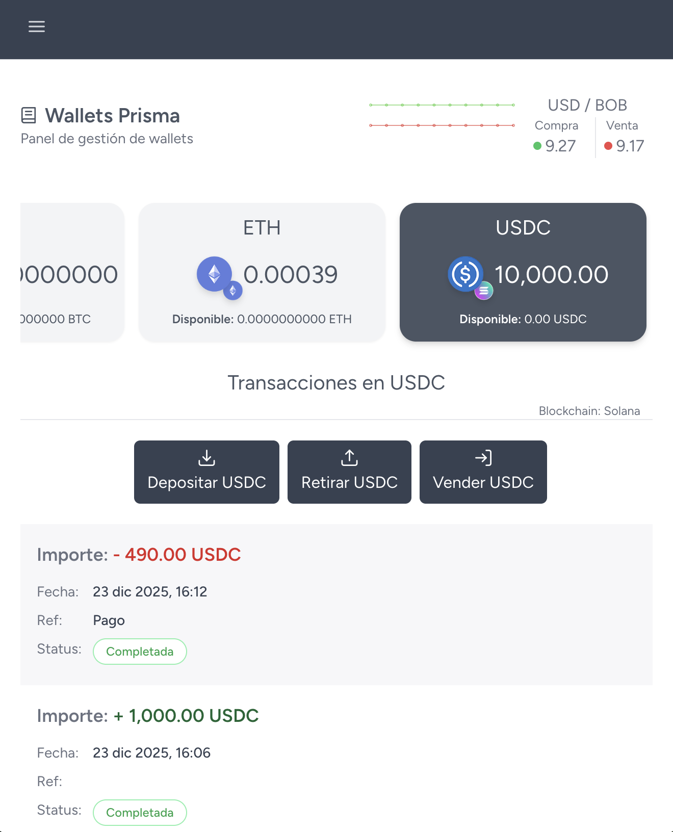 Dashboard de estadísticas y análisis de transferencias